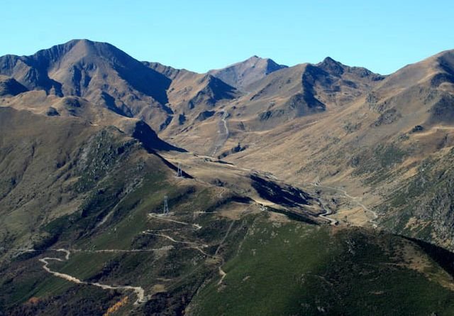 Obras en las pistas de esqui de la Vall Fosca