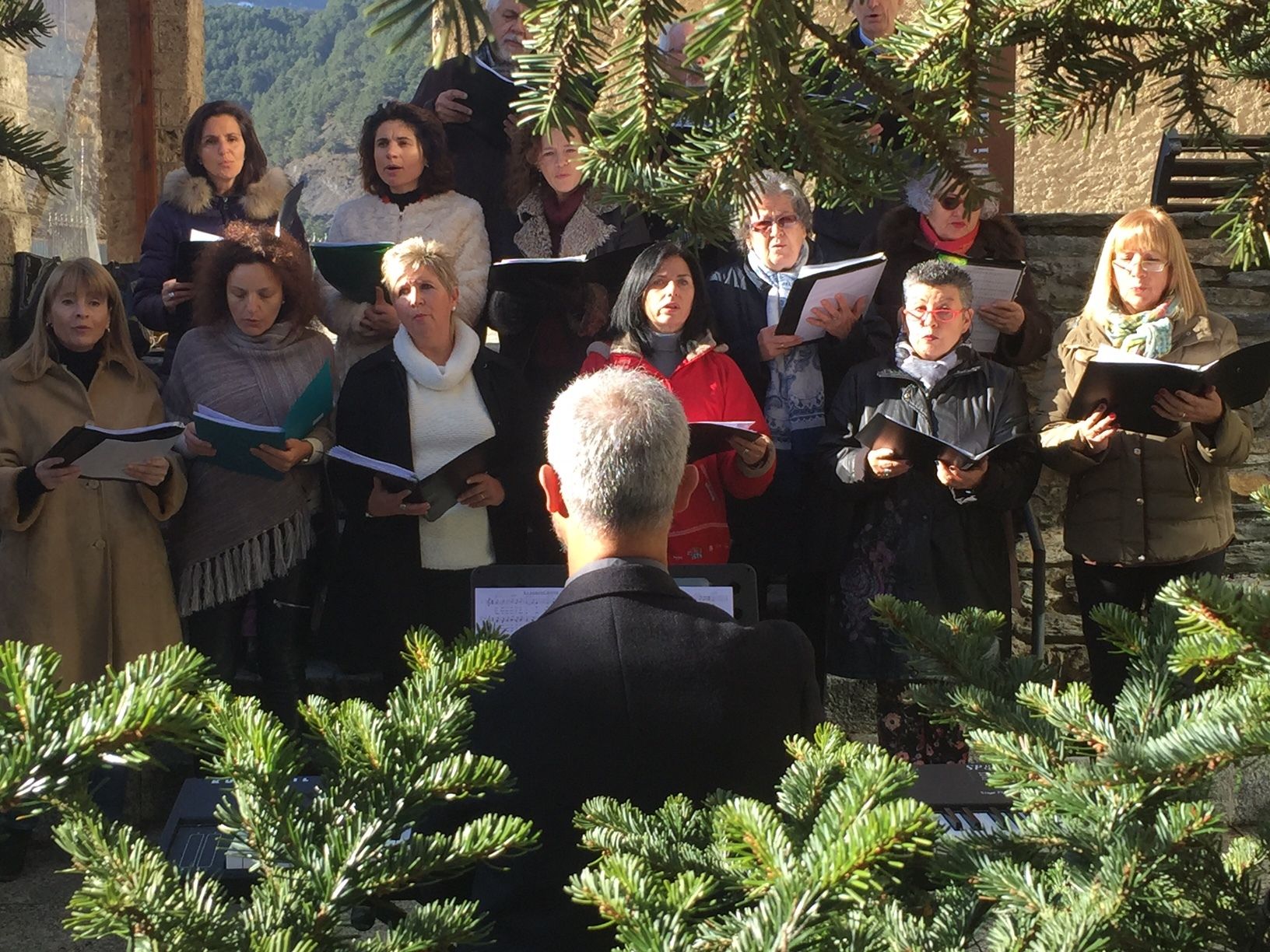 Coro navideño en Ordino