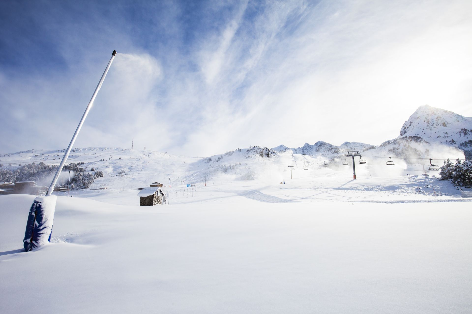 Imagenes de Grandvalira en invierno con nieve