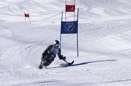 Fotografía de esquiador de la categoría LW 10/1 