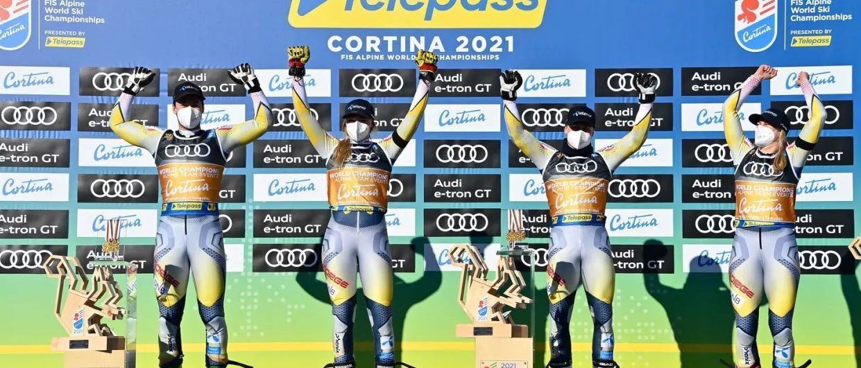 Noruega se lleva el oro en la final mixta por equipos de Cortina d'Ampezzo 2021