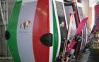 Un telecabina tricolor para celebrar la unidad de Italia