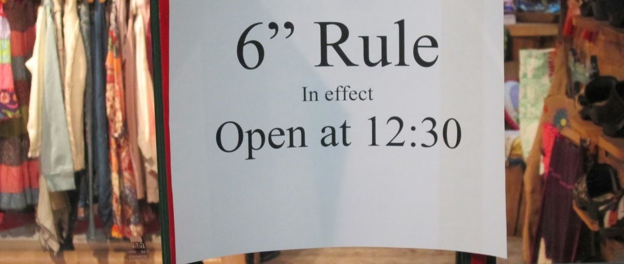 La regla de las 6 pulgadas