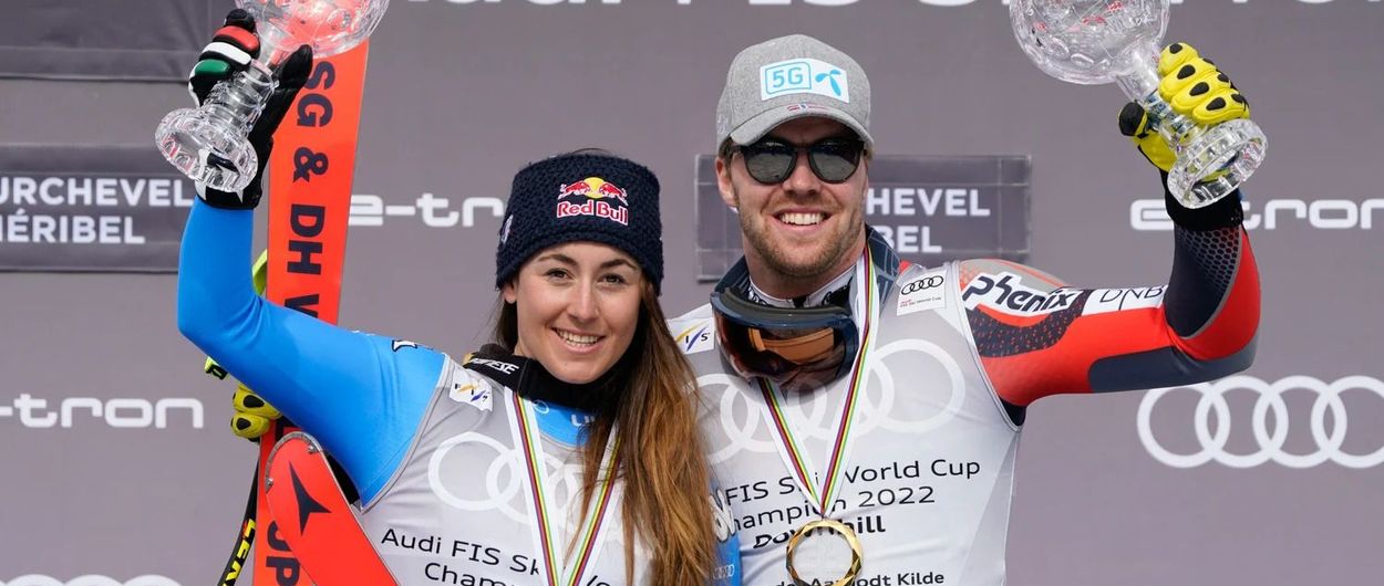 Sofia Goggia y Aleksander Kilde Aammodt se proclaman Campeones de la Copa del Mundo de Descenso