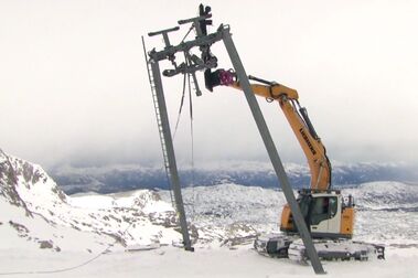 Fin de una era: Se desmantela la estación de esquí en el glaciar de Dachstein