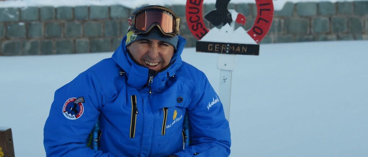 El gran esfuerzo y responsabilidad de German Alonso, profesor y entrenador de Ski