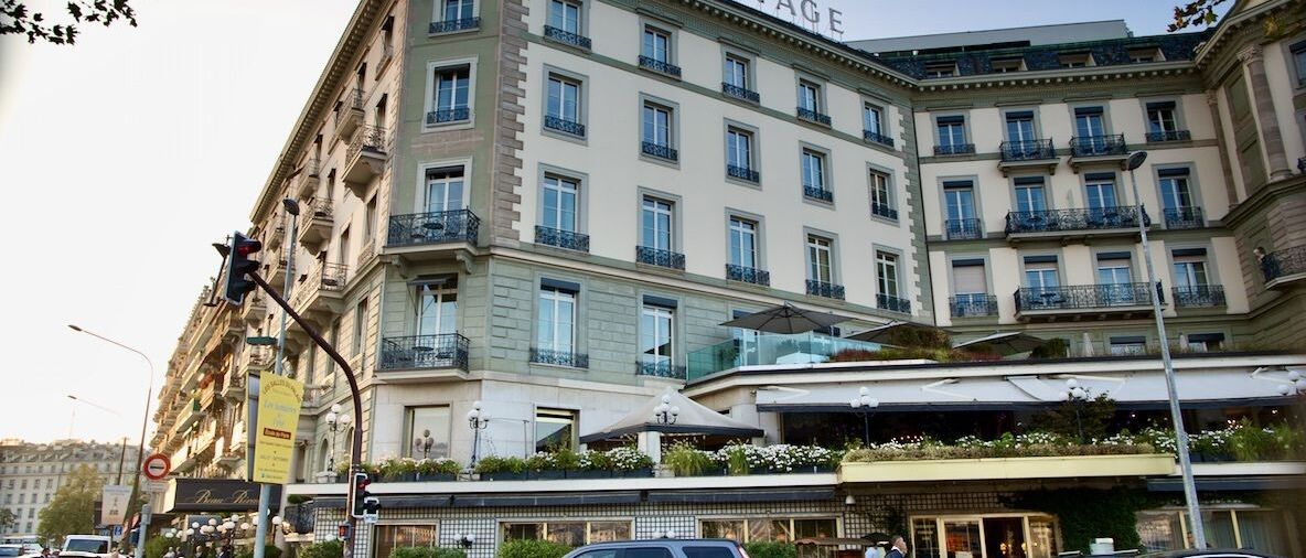 El Beau Rivage de Ginebra, el Gran Hotel de la edad de oro del esquí y el turismo de montaña