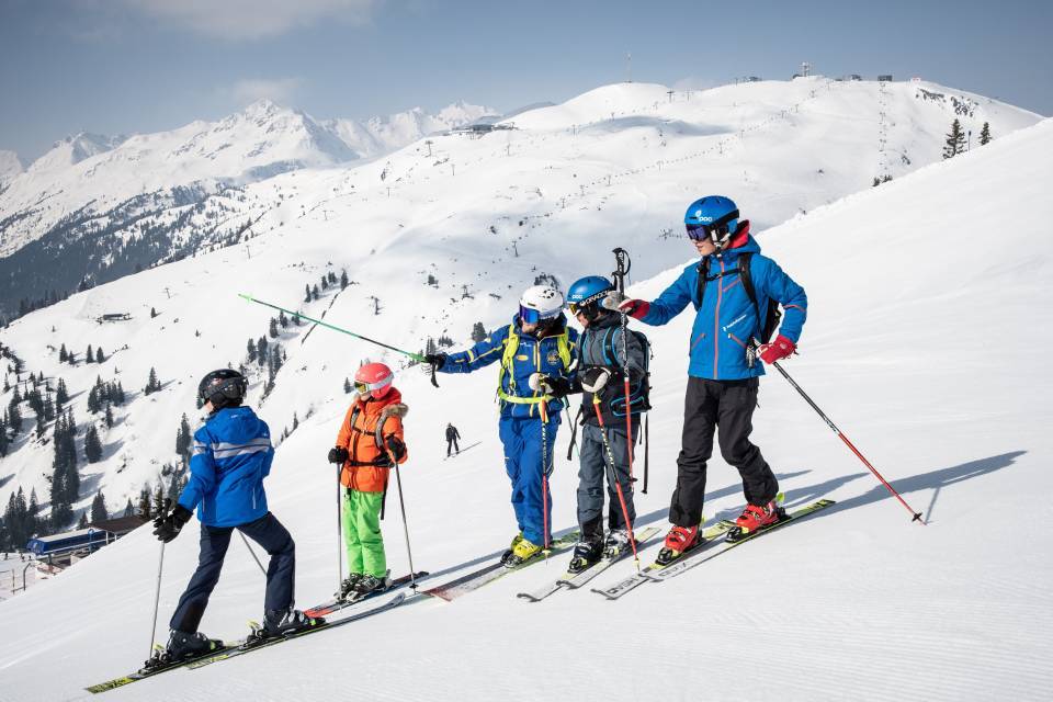 clases de esqui en Austria