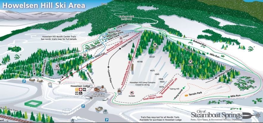 Mapa de Howelsen Ski