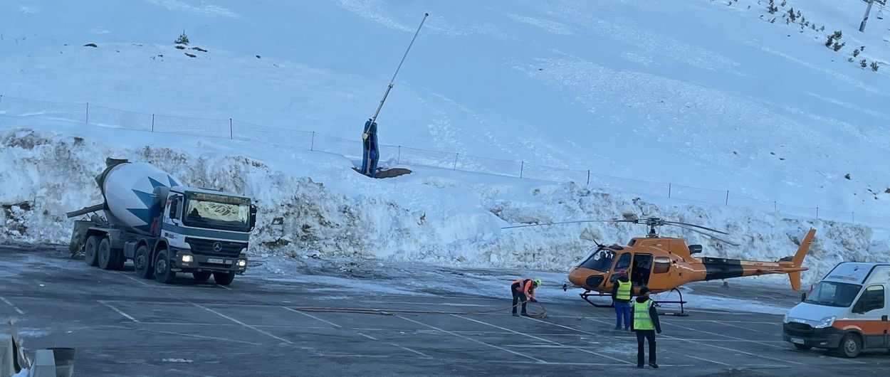 La estación de esquí de Astún comienza a reparar el telesilla Cima Raca