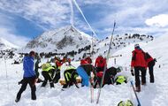 Un alud fuera de pistas de Baqueira atrapa a dos esquiadores 