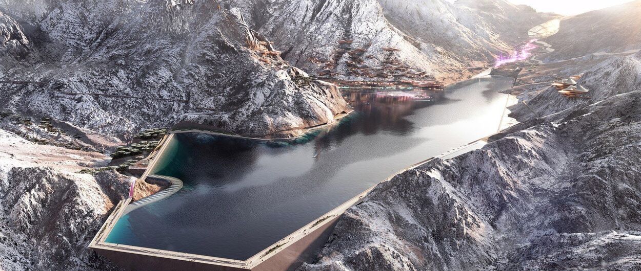 Adjudicada la construcción del enorme lago de Trojena Ski (Arabia Saudi)