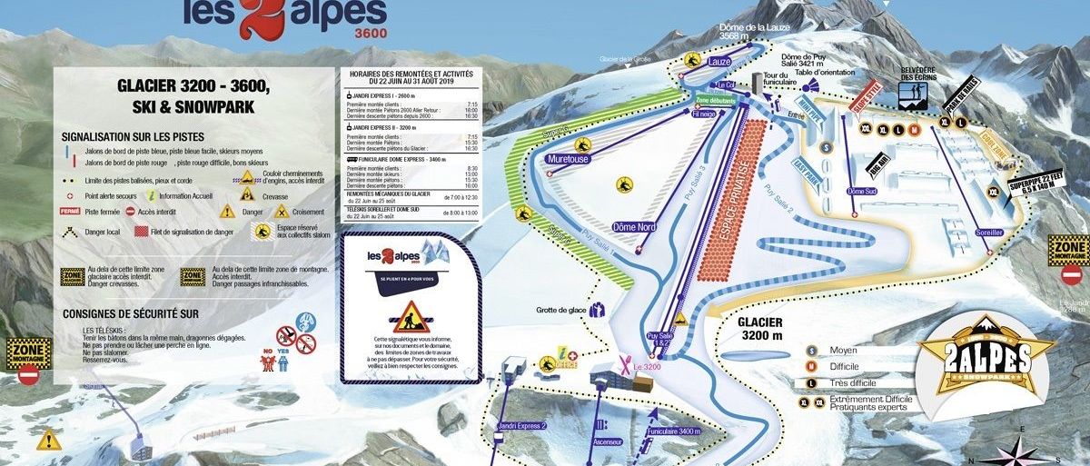 Les 2 Alpes abre su temporada de esquí y VTT de verano el próximo 6 de junio