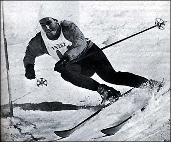 The 'Agha Khan' skiing for Iran in the 1964 Winter games in Innsbruck