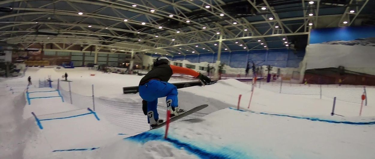 La RFEDI diseña una pista de SnowboardCross dentro de Madrid Snowzone