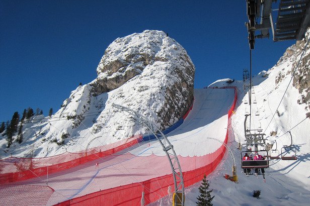 Olimpia de la Toffane - Tofane Schuss ©Doug Haney:U.S. Ski Team