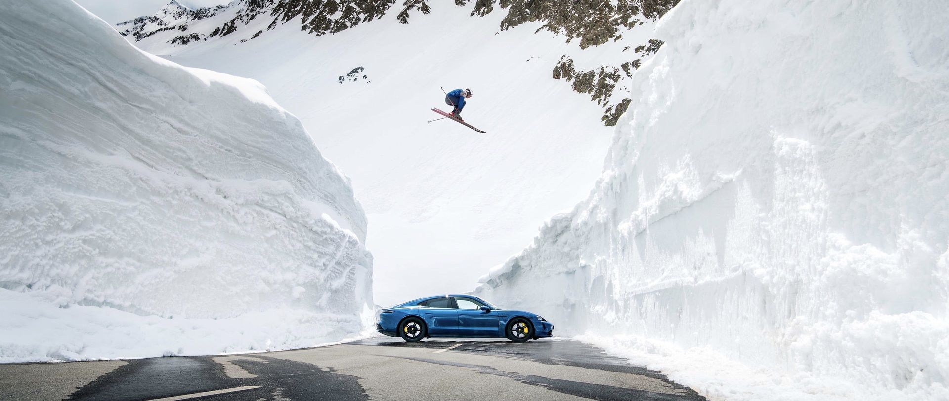 Salto Porsche esquí