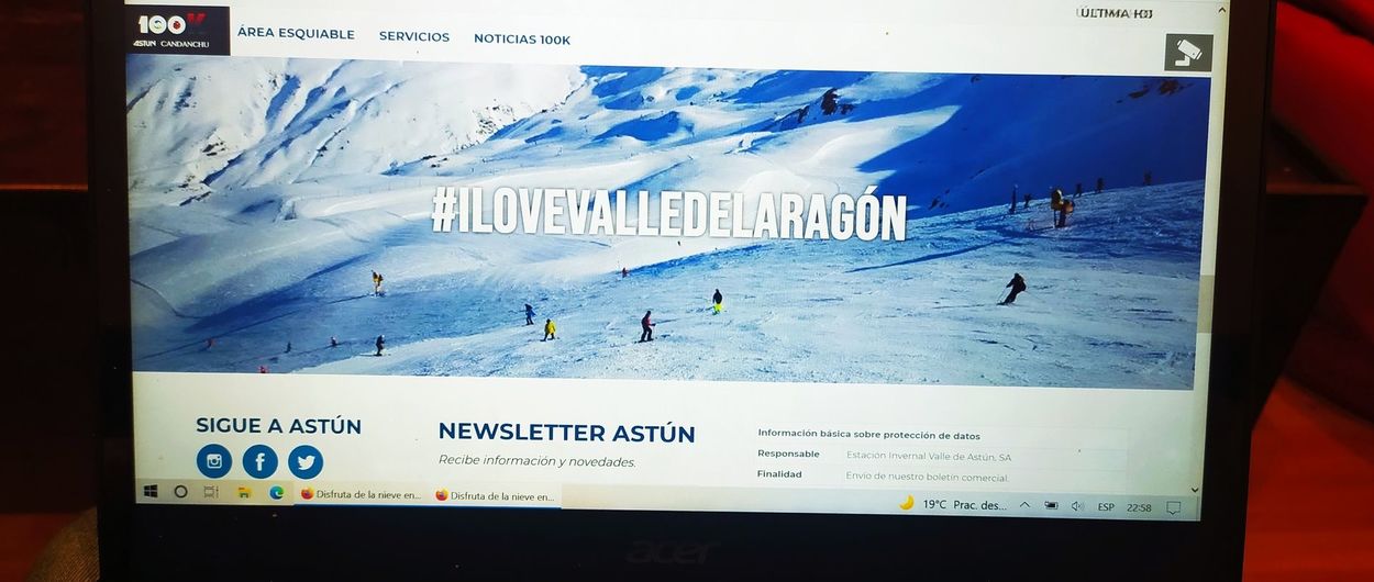Astún y Candanchú tendrán la web conjunta esta próxima temporada de esquí