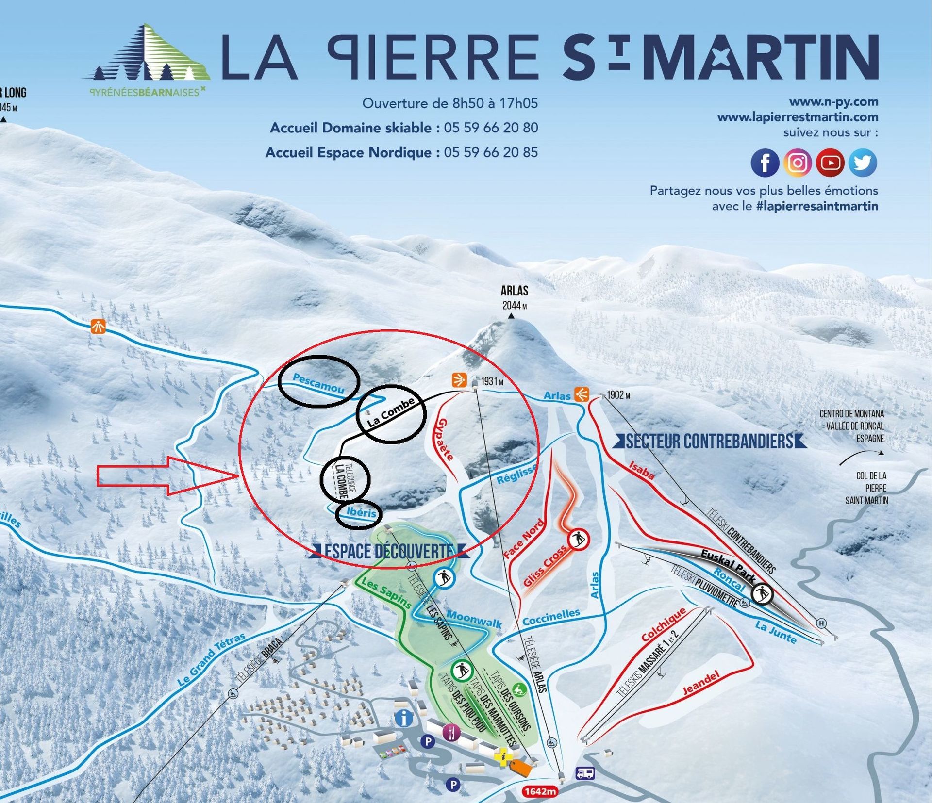Detalles de las nuevas pistas de La Pierre de Saint Martin