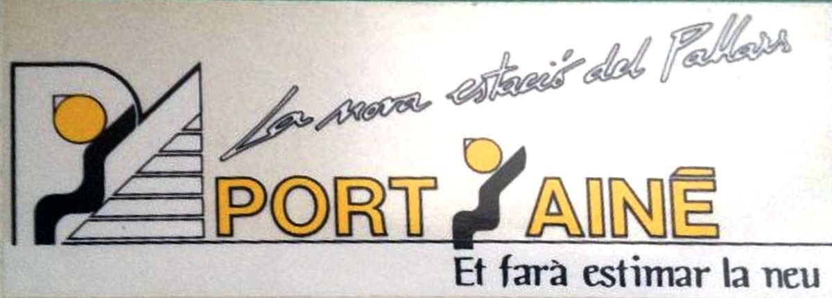 Asé era el anagrama y lema de Port Ainé en el año 1987 (Foto: archivo).
