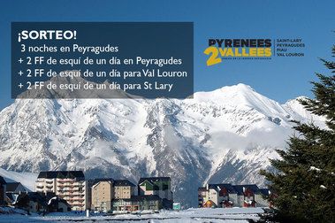 Pyrenees2Vallees sortea un fin de semana en Peyragudes