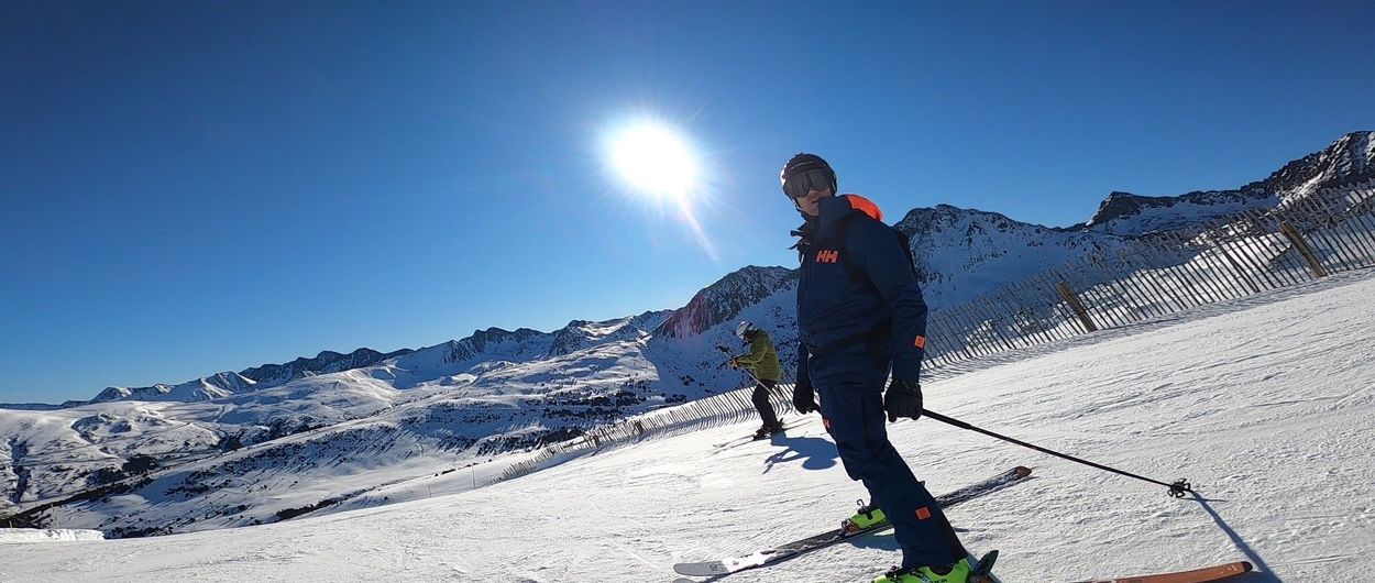 Esquiando en Grandvalira con Aurelien Ducroz