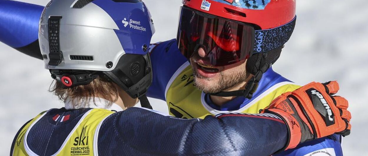 Kristoffersen gana el oro en el Slalom de Courchevel y Ginnis un plata histórica para Grecia