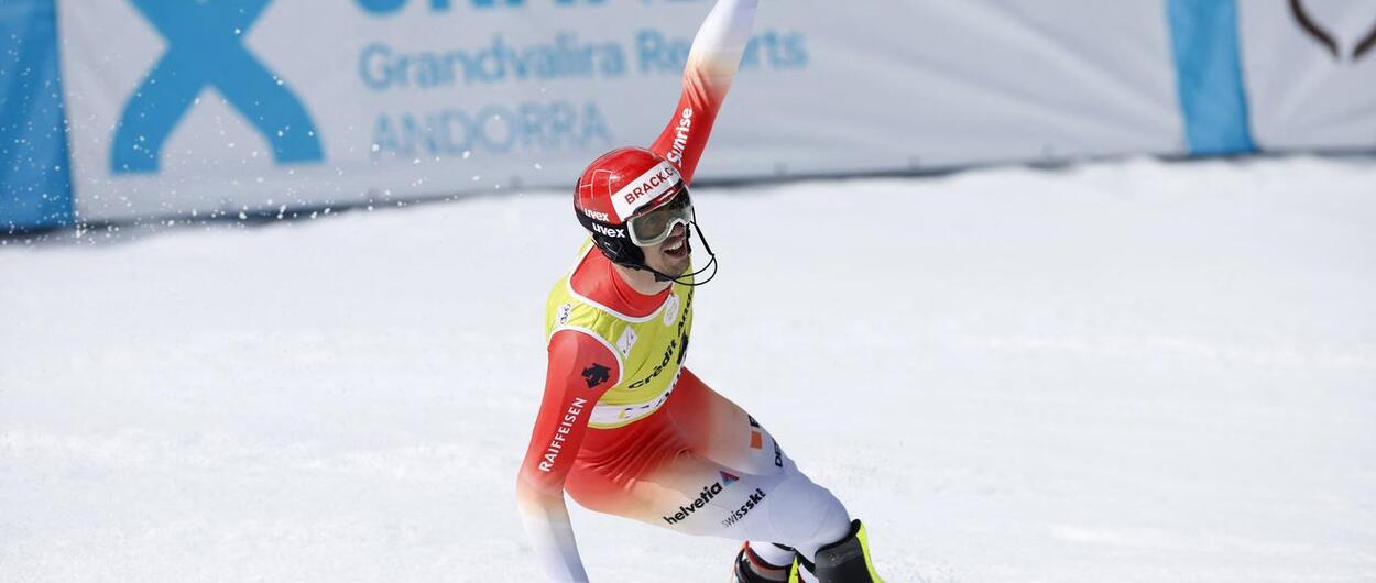 La victoria del Slalom en Soldeu para Zenhaeusern y el Globo para Braathen