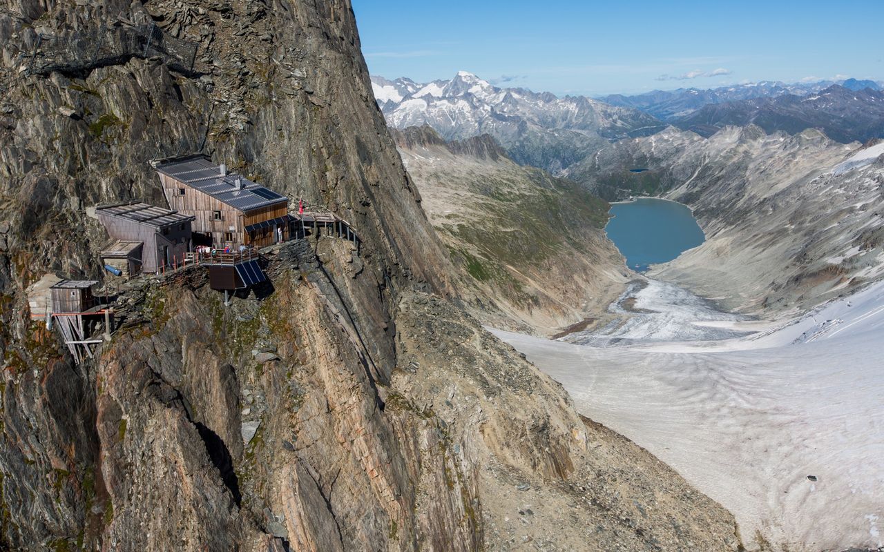 Oberaarjoch hutte. Fuente: Schwiezer alpen-club SAC