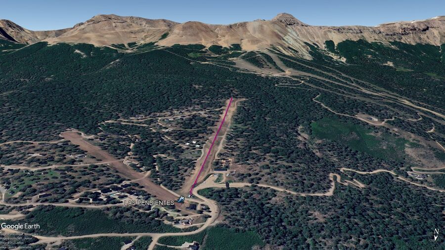 Vista Google Earth Las Pendientes temporada 2023
