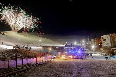 Este sábado ski nocturno y fuegos artificiales en La Parva