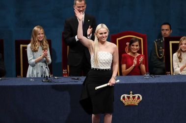 La Princesa Leonor entrega el premio Princesa de Asturias a Lindsey Vonn