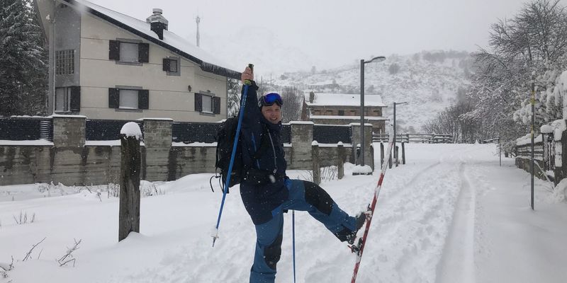 Estrenando temporada de esquí en Fuentes 19/11/22