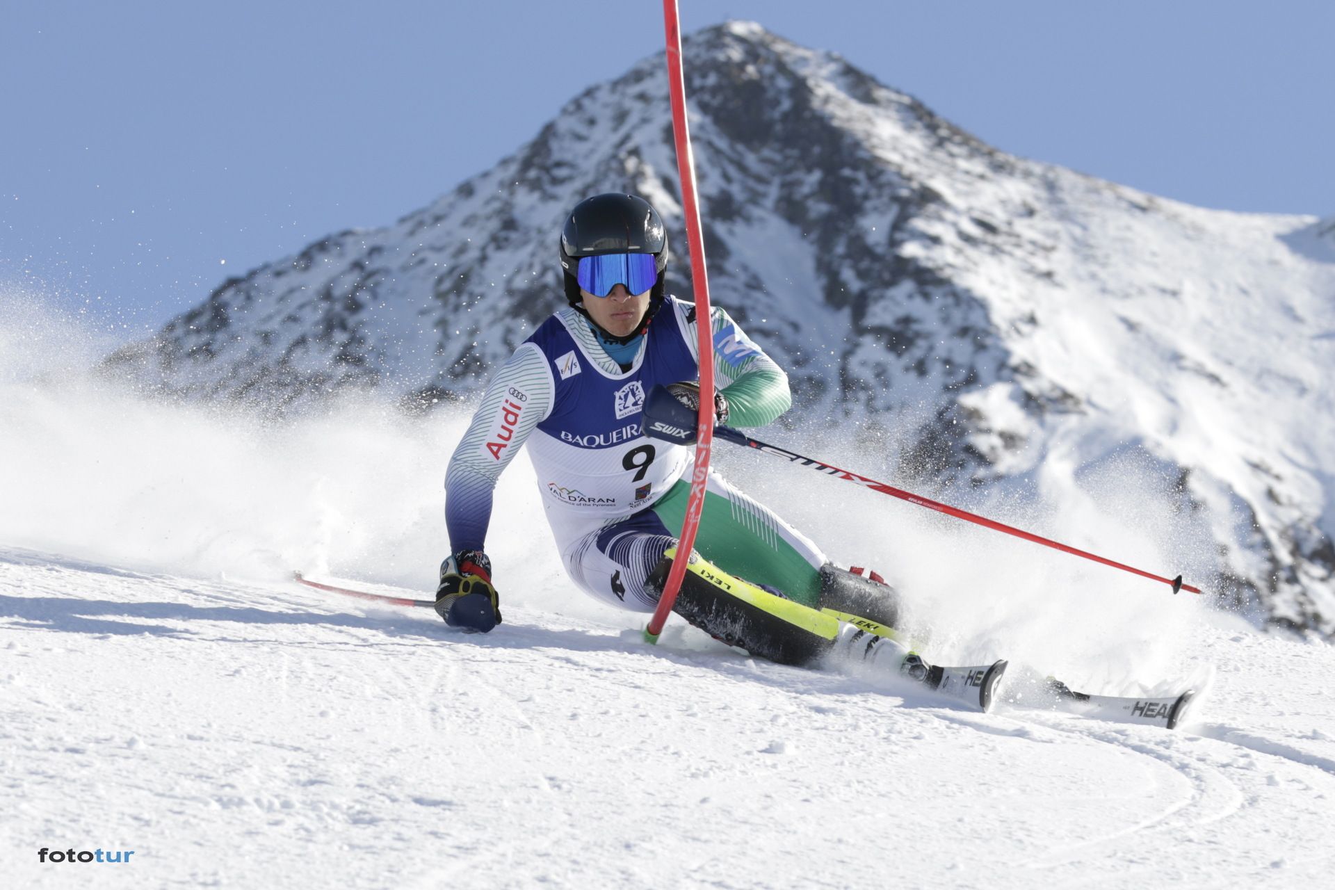 Ander Mintegui en el Slalom Beret 2021