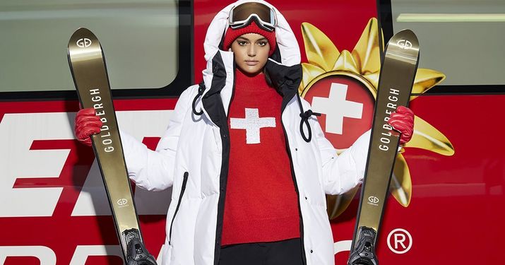 Influencers españolas posan con la ropa de esquí de lujo Goldbergh
