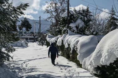 Una gran nevada en Grecia podría haber abierto sus estaciones de esquí