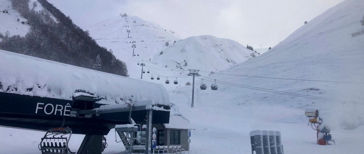 La estación de esquí de Saint Lary inaugura su nuevo telesilla Fôret