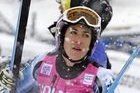 Carolina Ruiz acaricia el podio en Cortina d'Ampezzo