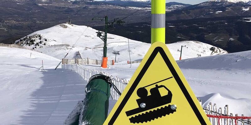 Accidentes y colisiones en las estaciones de esquí
