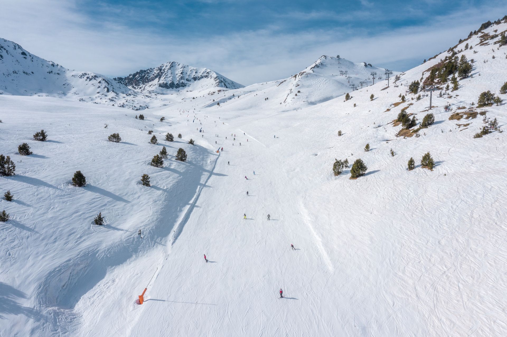 Las pistas de esquí de Grandvalira se abren parcialmente 