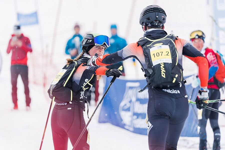 Prueba de relevos de los ISMF European Championships Skimo Boí Taüll 2022 (Foto: Angel Altes).