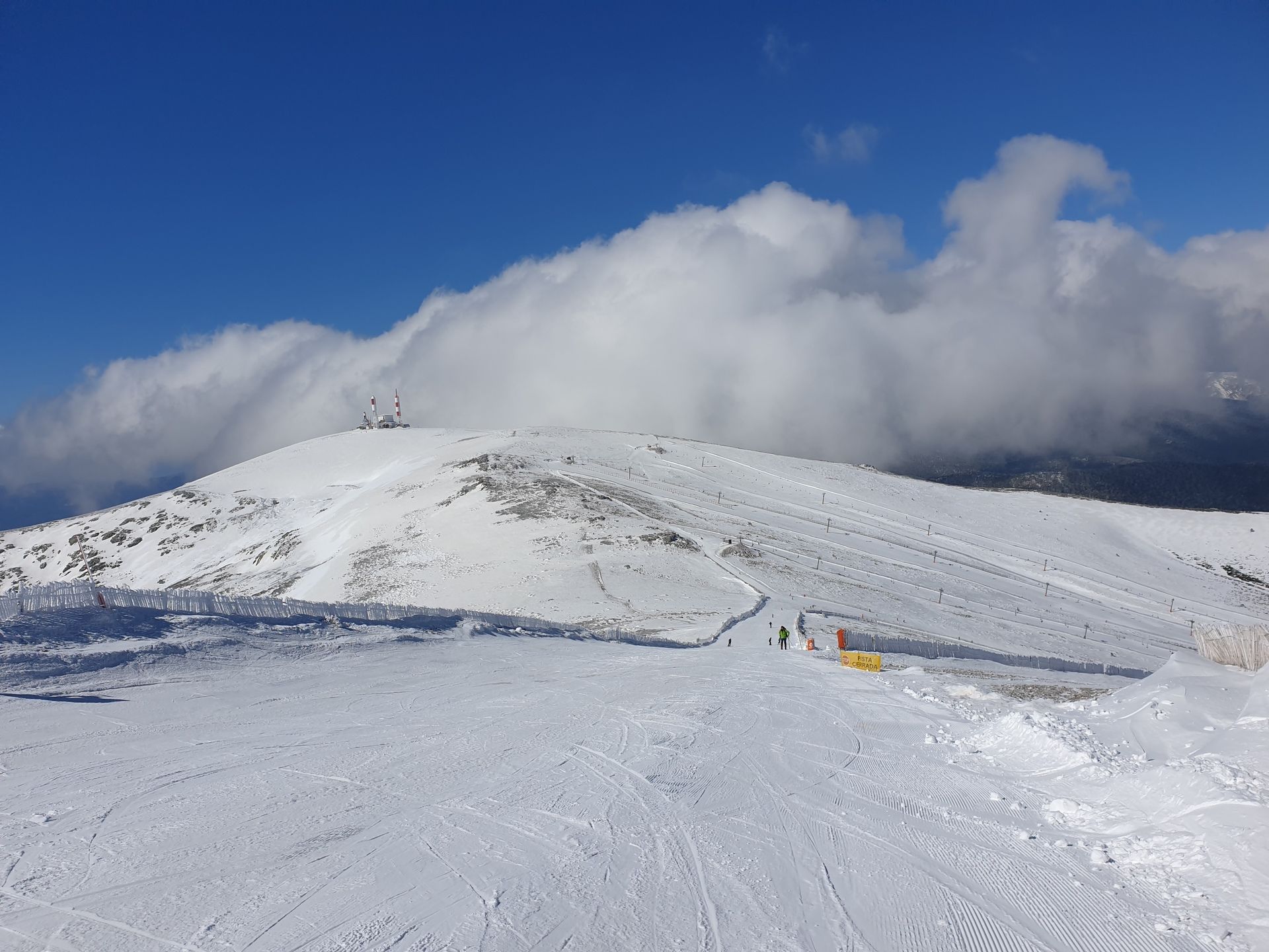 Aprovechando la nevadeta en Valdesquí (20.3.21) 