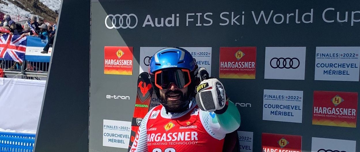 Joaquim Salarich roza el podio en el Slalom de Courchevel y consolida su buen estado de forma