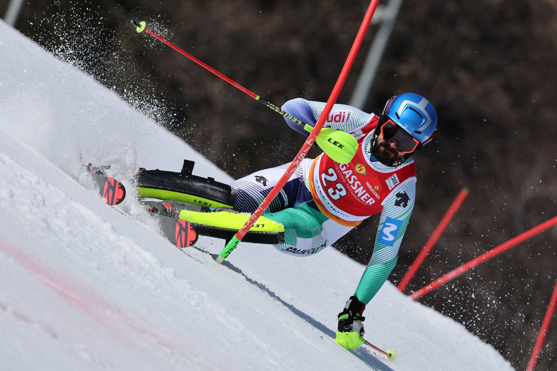Joaquim Salarich en el slalom de Meribel 2022