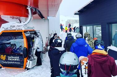 El nuevo telecabina Cuitu Negru impulsa el número de esquiadores en Valgrande-Pajares