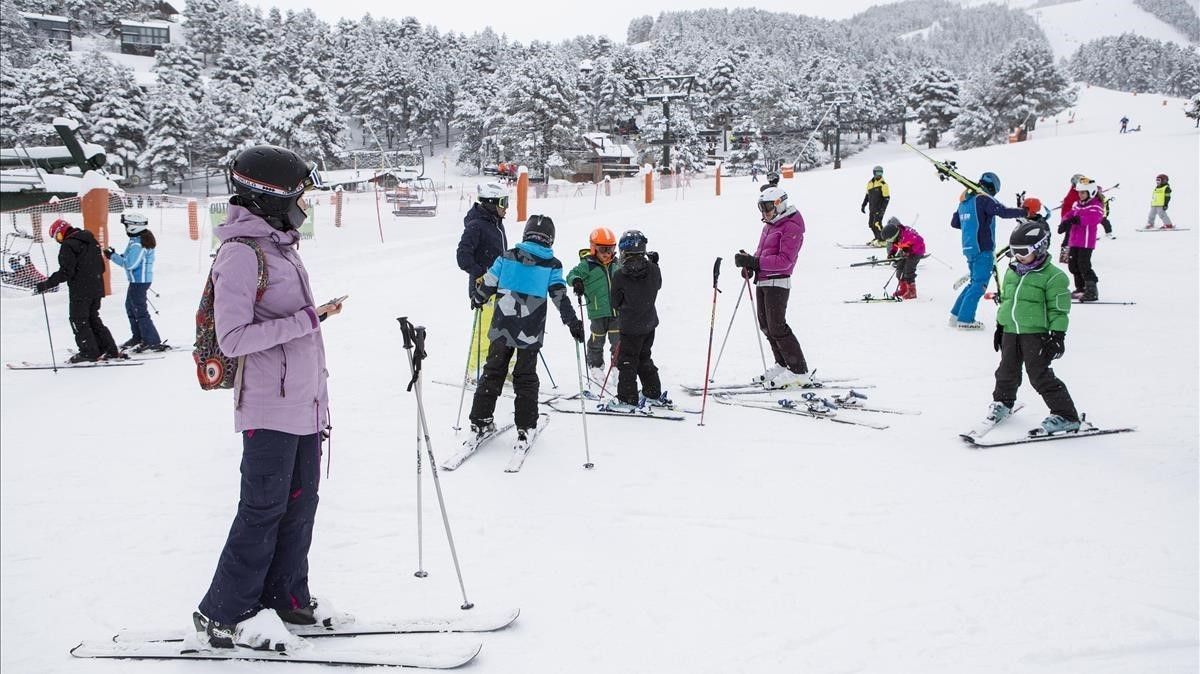 Pista esqui en España