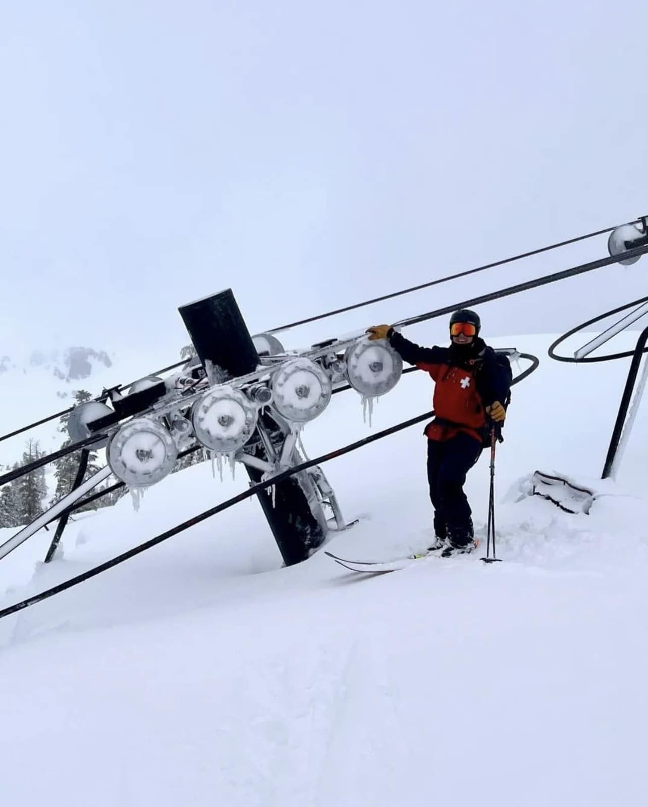 Bear Valley record nieve