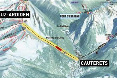 Vuelve a la mesa conectar las pistas de esquí de Cauterets y Luz-Ardiden