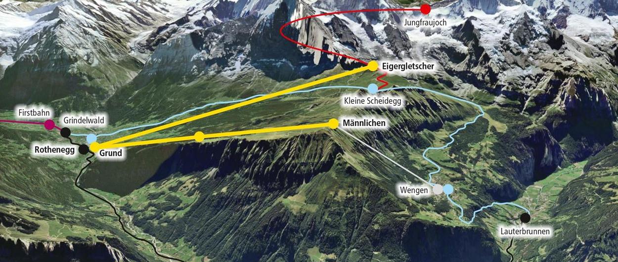 V-Bahn: Jungfrau invierte 415 millones en un colosal proyecto