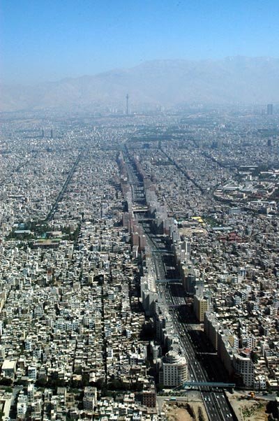 Teherán desde el aire